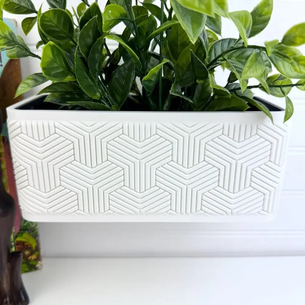 Geometrix Wall Planter, Indoor Hanging Plant Pot, Modern Geometric